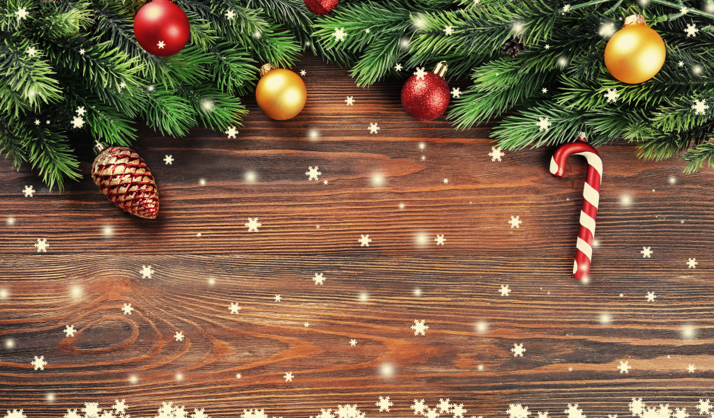 Красивый шаблон для новогодней открытки