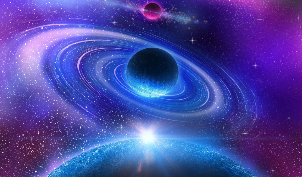 Космическая галактика планета Нептун