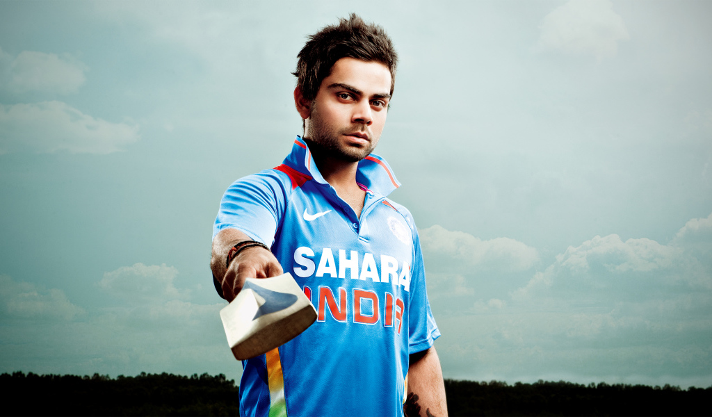 Индийский игрок в крикет Вират Кохли