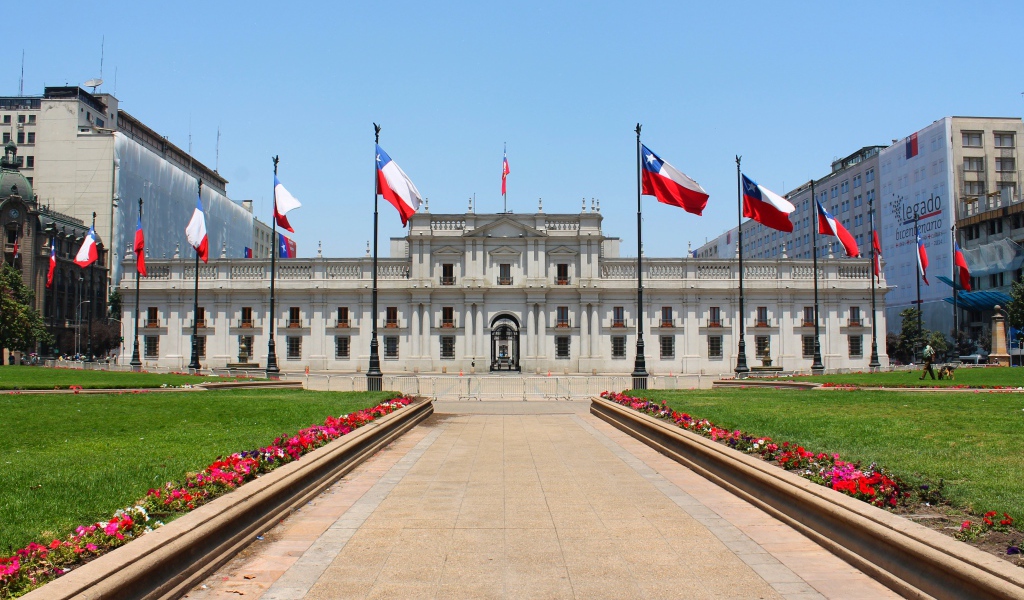 Дворец президента Ла-Монеда, Сантьяго Чили 