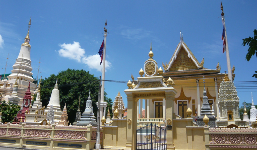 Храм цветущего лотоса Камбоджа 