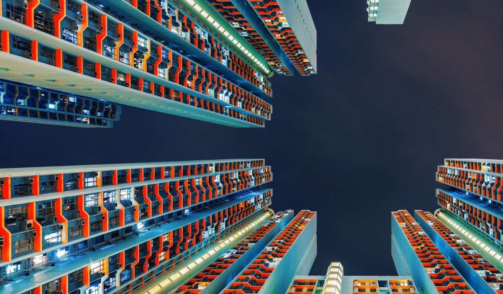 Гипнотизирующие небоскребы Гонконга  