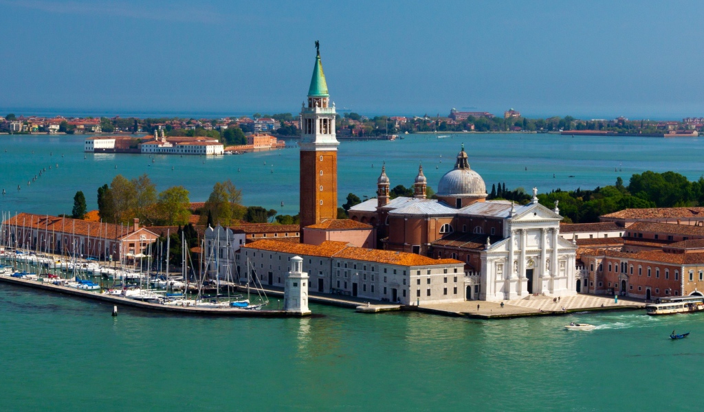 Город  остров Сан-Джорджо-Маджоре, Италия 