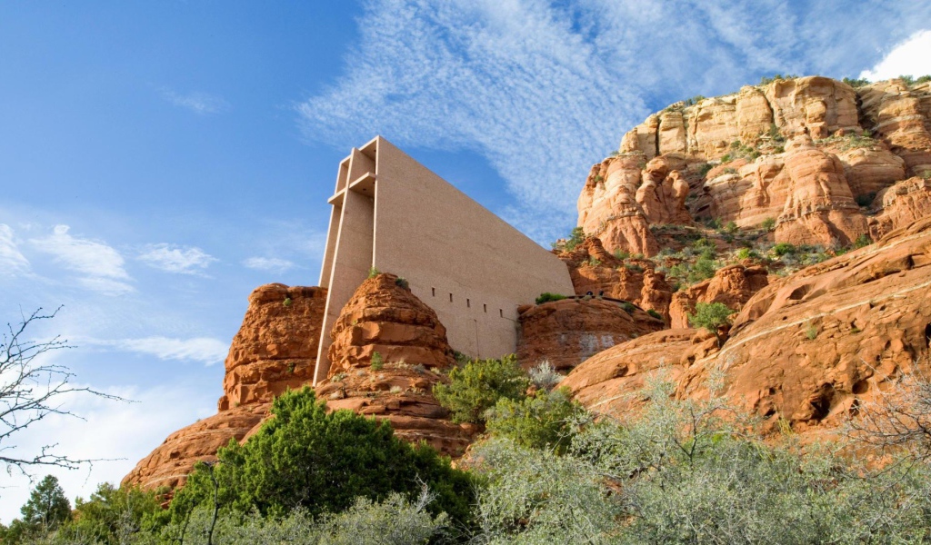 Часовня в скале. Аризона, США