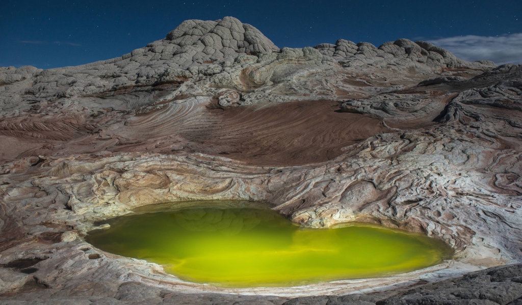Дюны Уайт - Покет, Национальный заповедник Вермилион Клифс,, Аризона. США