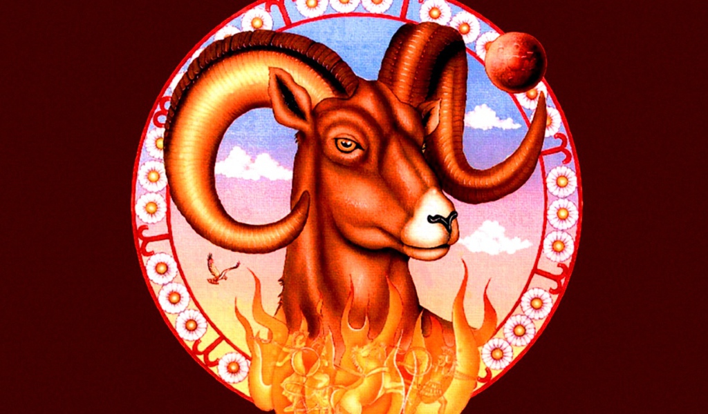 Знак зодиака Овен рисунок 