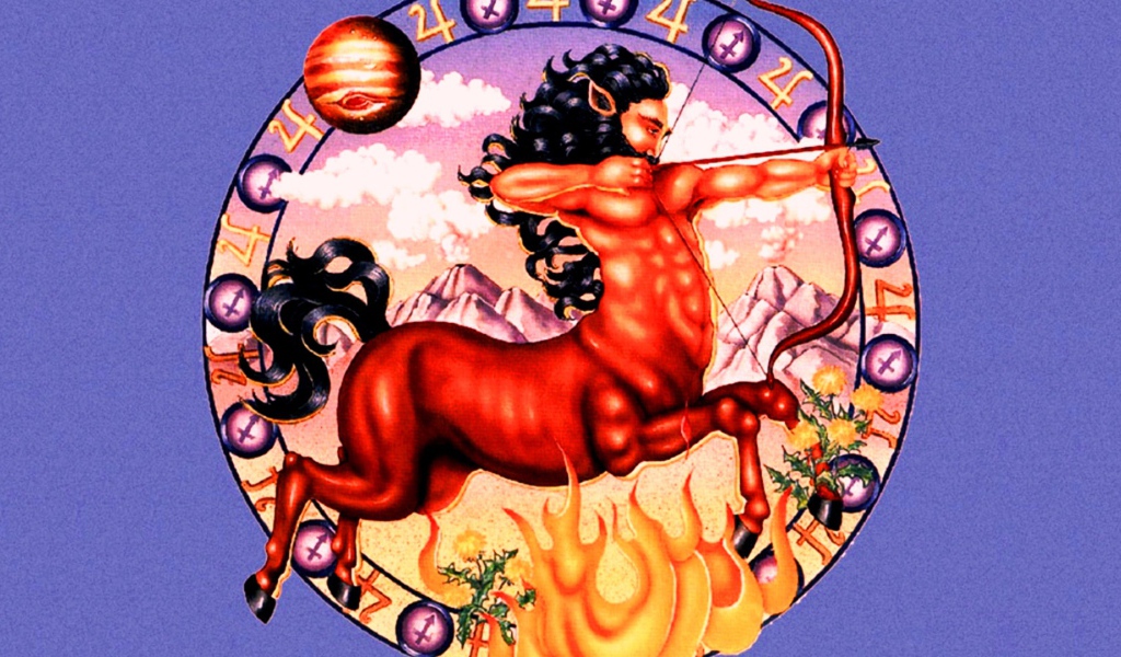 Знак зодиака Стрелец рисунок 