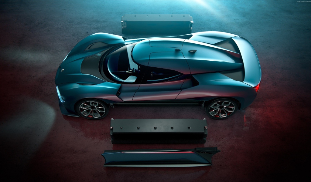 Электрический спортивный автомобиль NextEV NIO EP9 