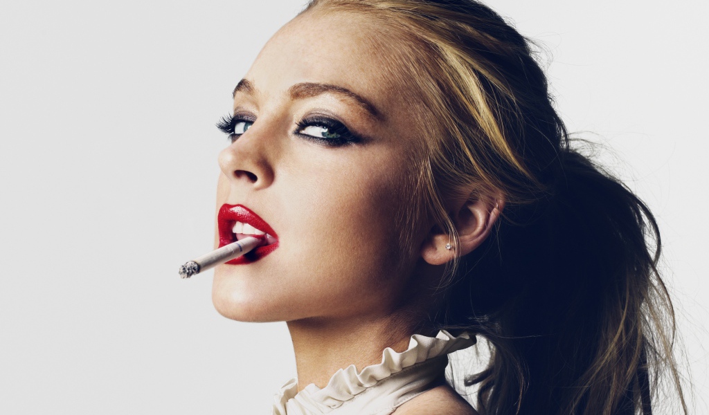 Горячая девушка, актриса Линдси Лохан