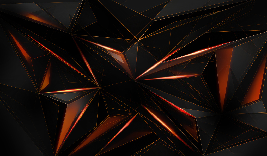 Абстрактные черные фигуры