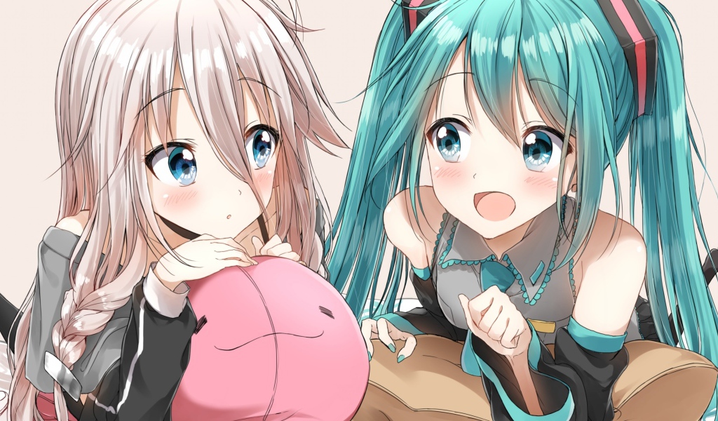 Две девушки аниме разговаривают 