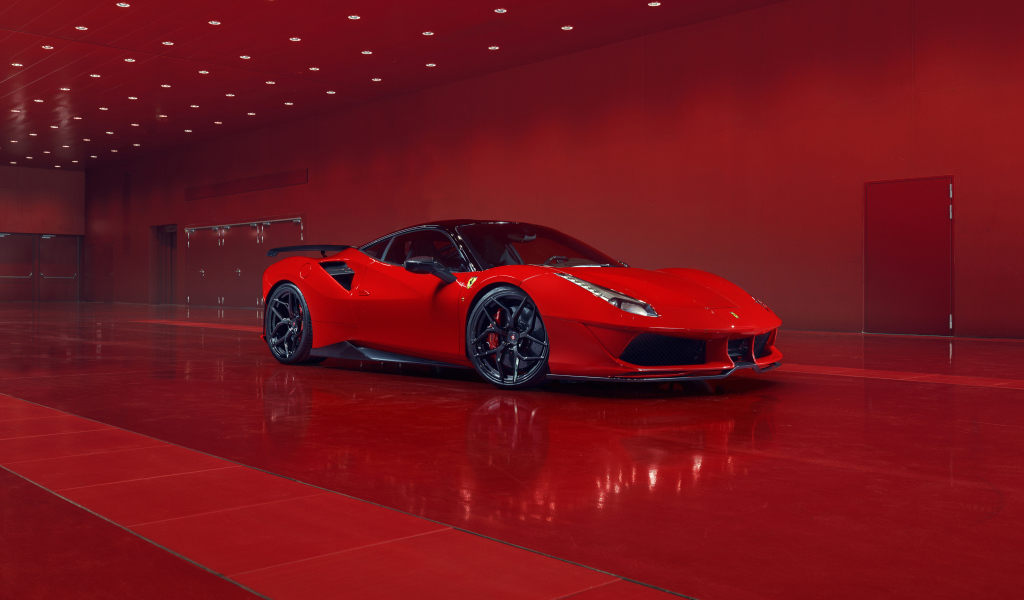 Красный новый автомобиль Pogea Racing FPlus Corsa Front