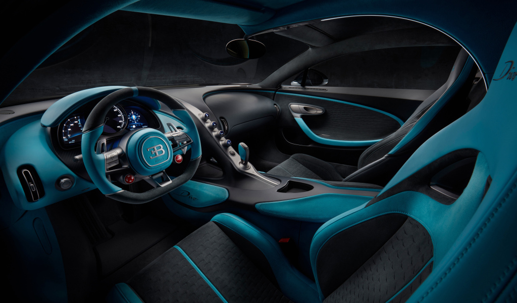 Кожаный салон автомобиля  Bugatti Divo, 2019 года