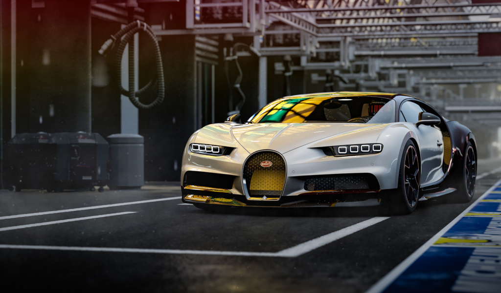 Спортивный автомобиль Bugatti Chiron 1500