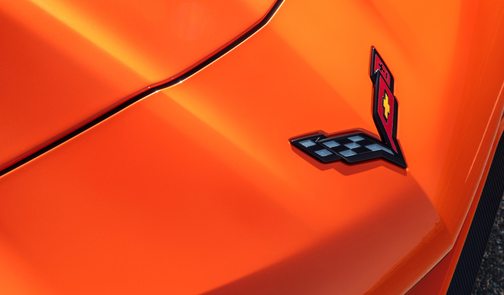 Логотип автомобиля Chevrolet Corvette, 2019