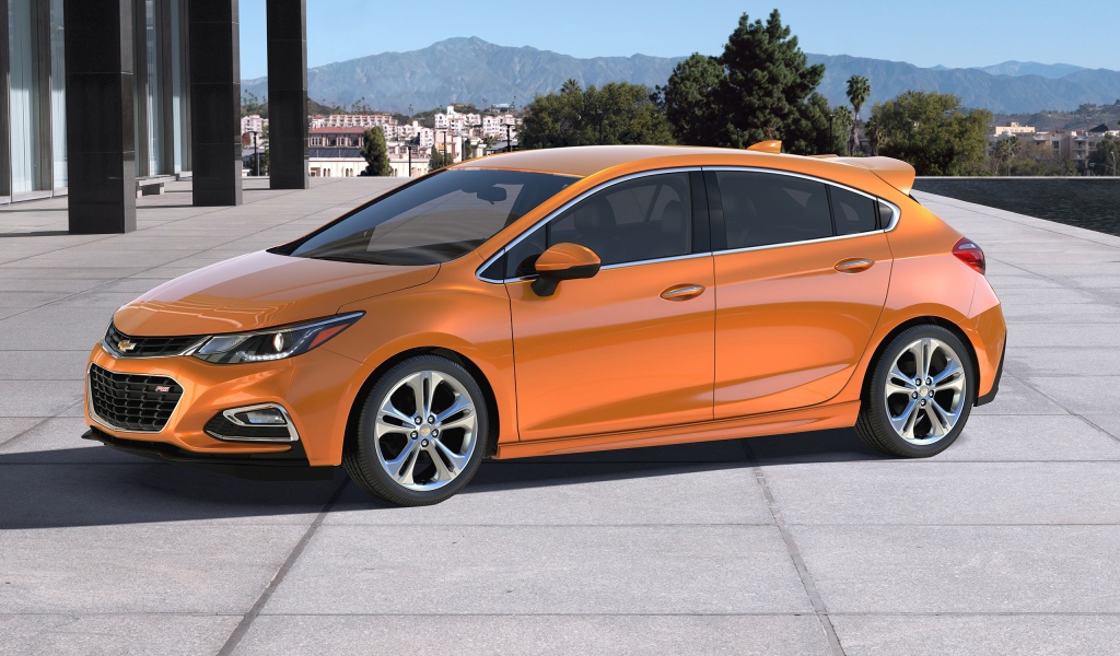 New orange car Chevrolet Cruze 2019