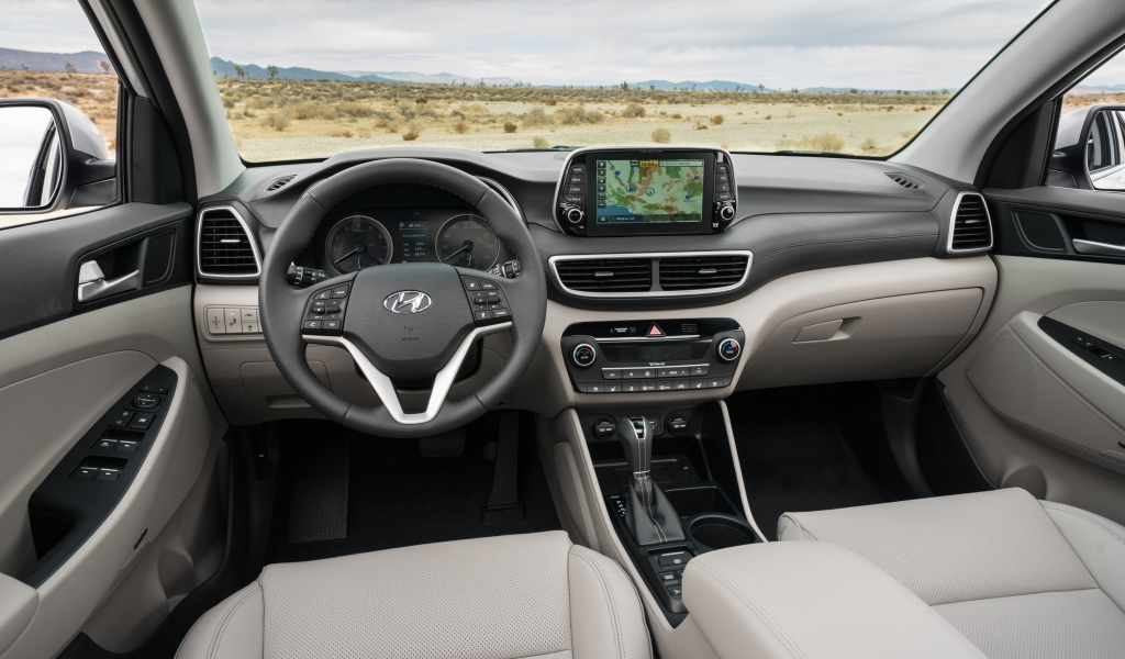 Кожаный салон автомобиля Hyundai Tucson 10, 2019