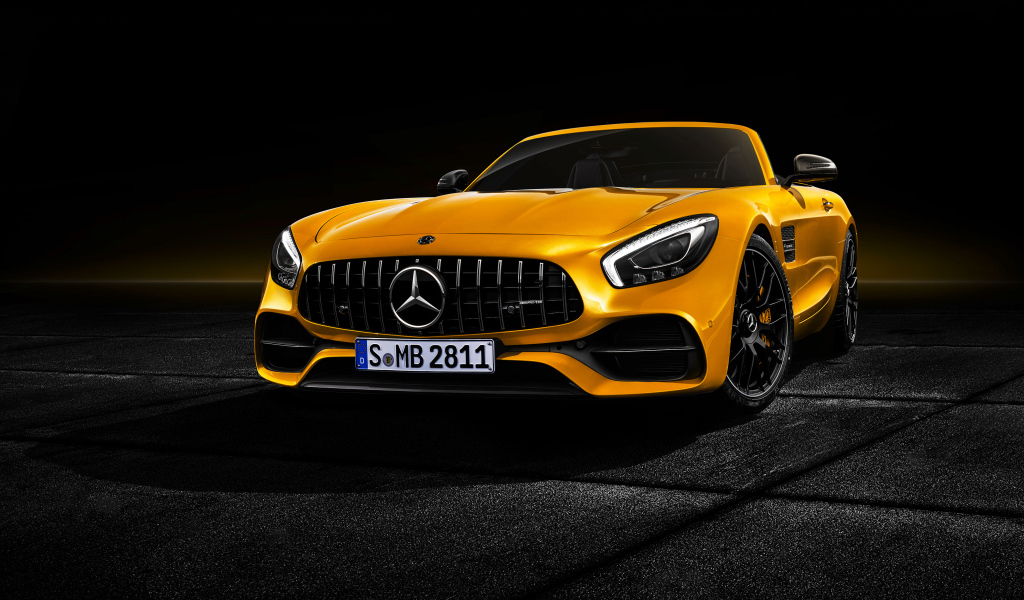 Спортивный автомобиль Mercedes-AMG GT S Roadster, 2018
