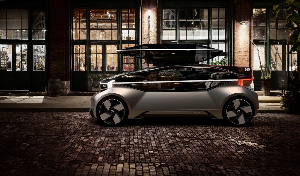 Необычный автомобиль Volvo 360c, 2018 года