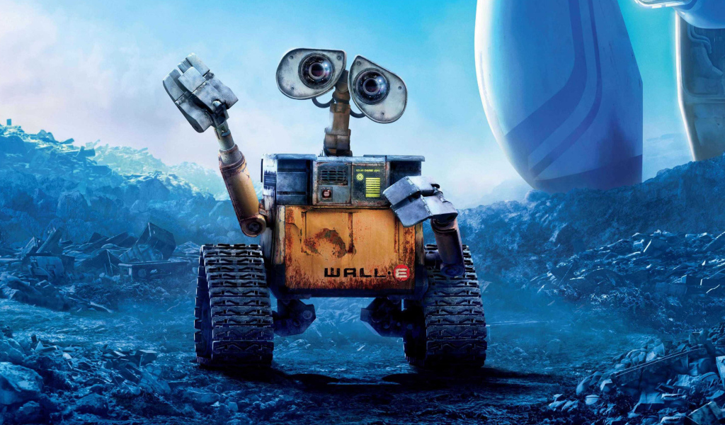 Робот Валли из мультфильма, постер