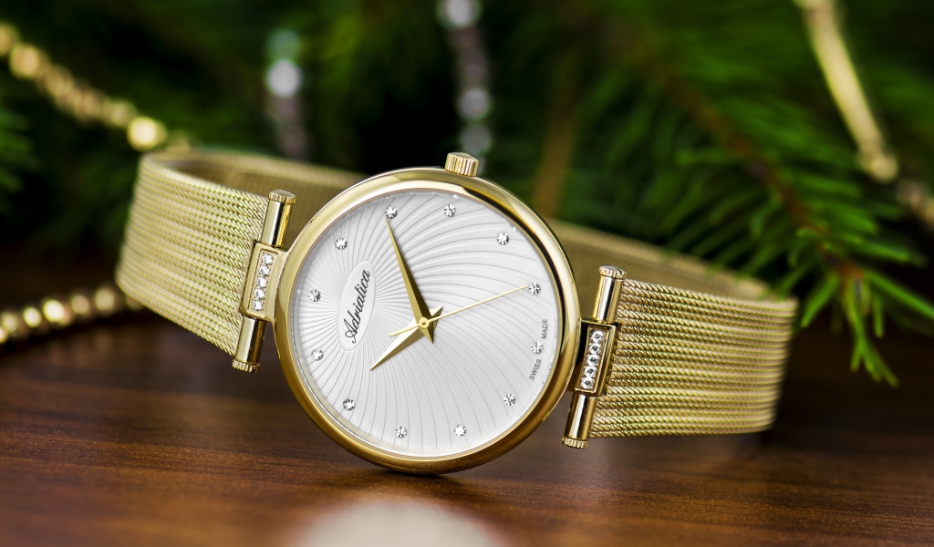 Дорогие женские швейцарские часы Adriatica