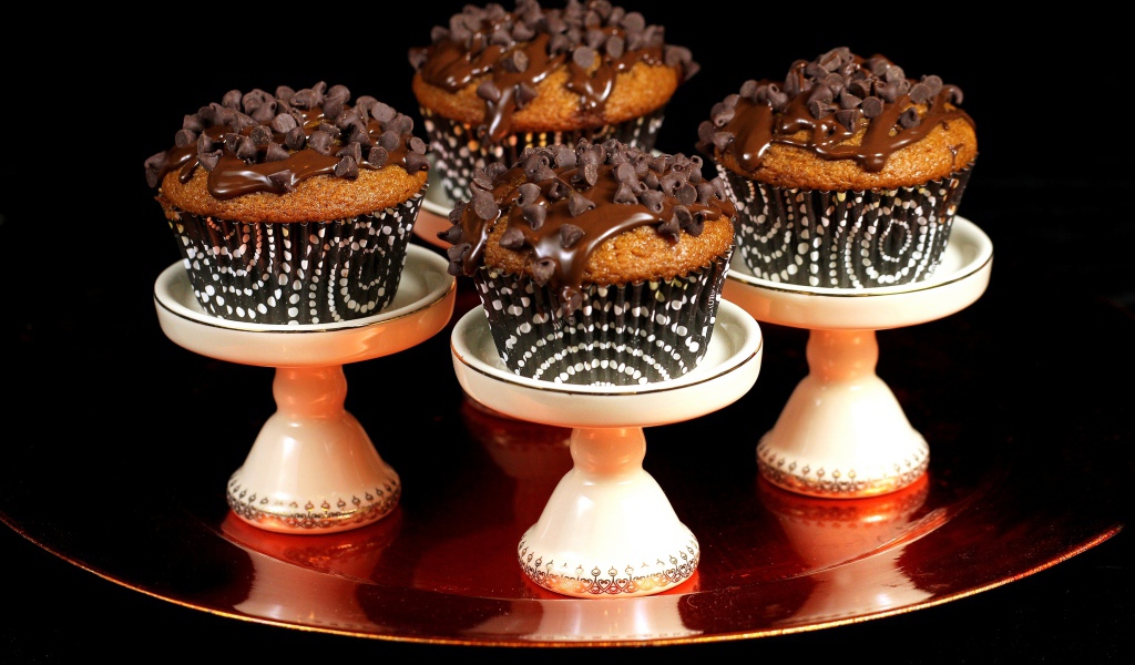 Аппетитные кексы с шоколадной крошкой