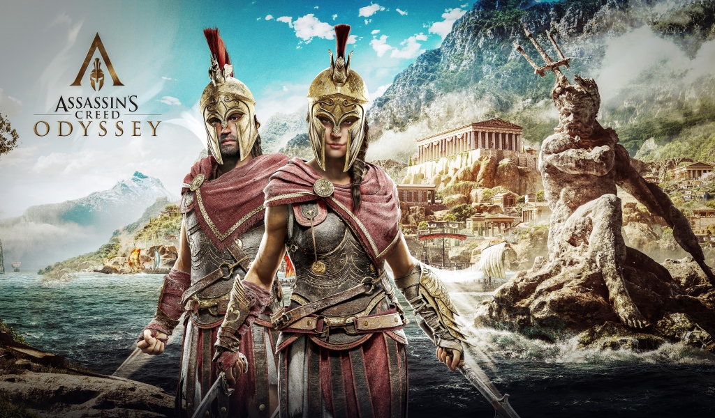 Computer game poster Assassin's Creed Odyssey, 2018