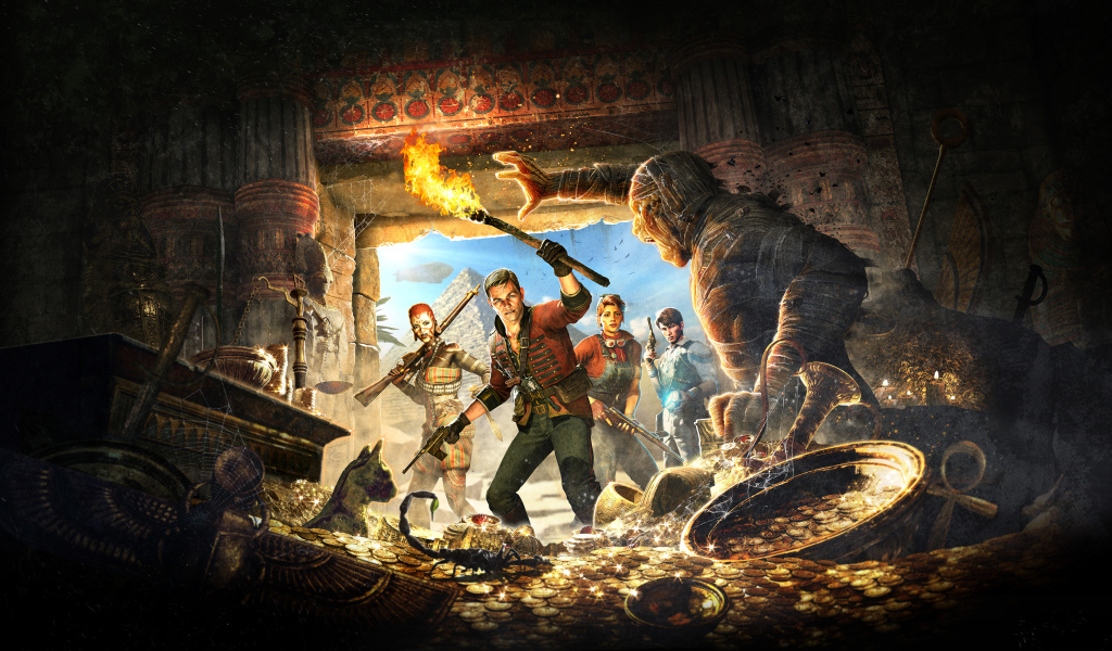 Постер компьютерной игры Strange Brigade, 2018