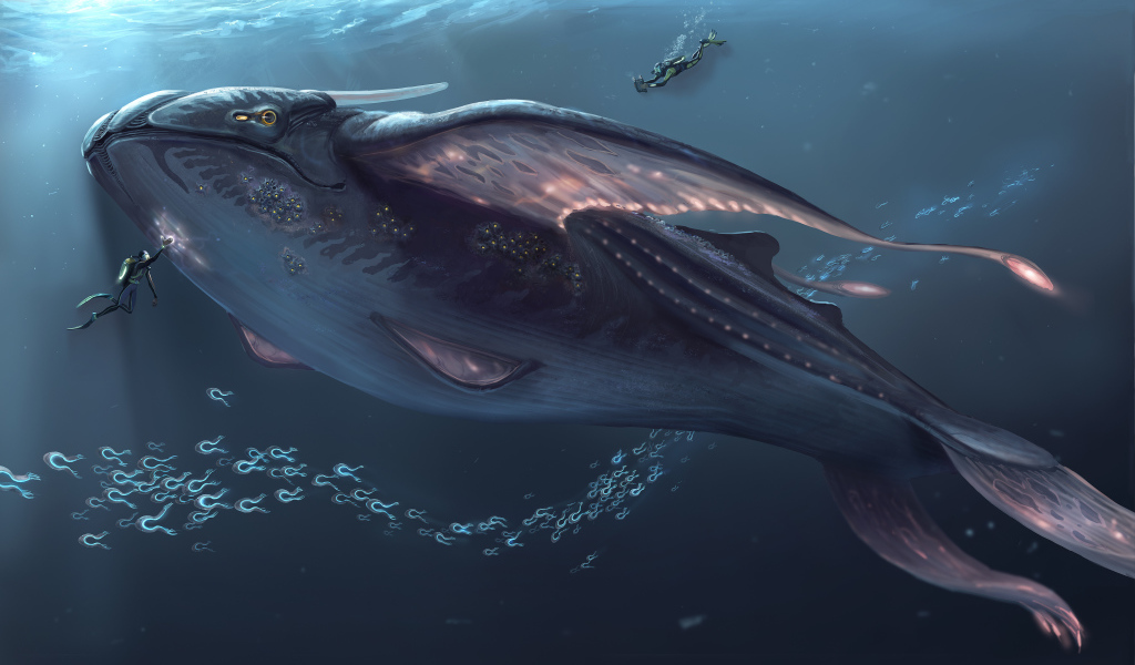 Кадр новой компьютерной игры Subnautica, 2018