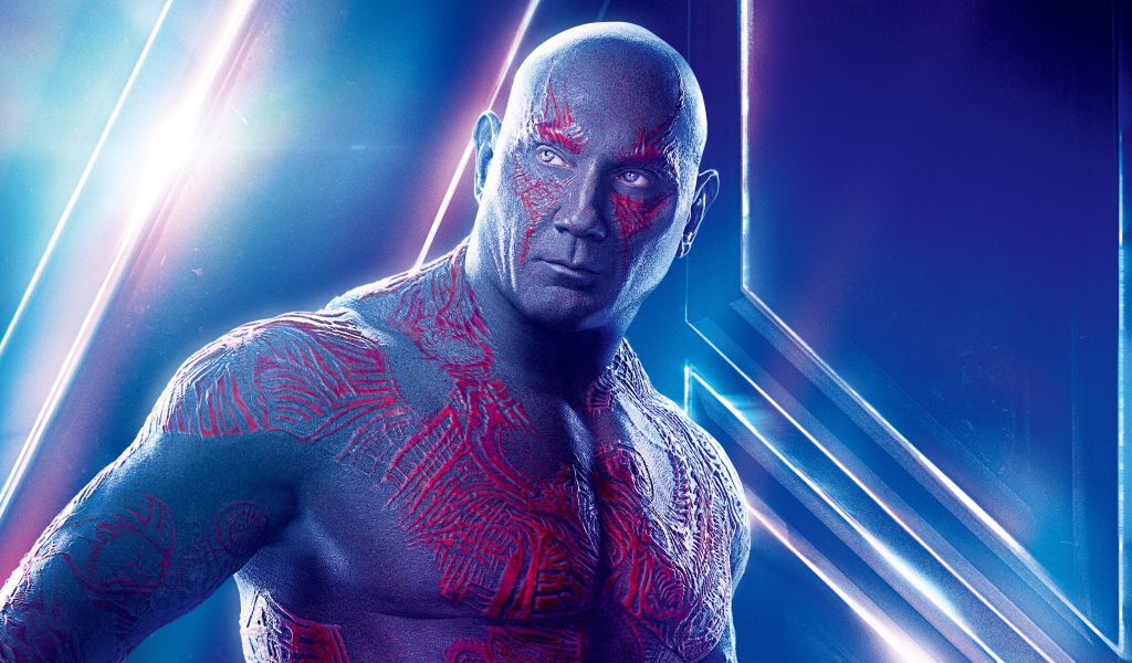 Персонаж Дракс новый супергеройский фильм Мстители: Война бесконечности