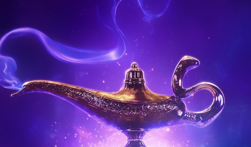 Постер фильма фэнтези Аладдин, 2019