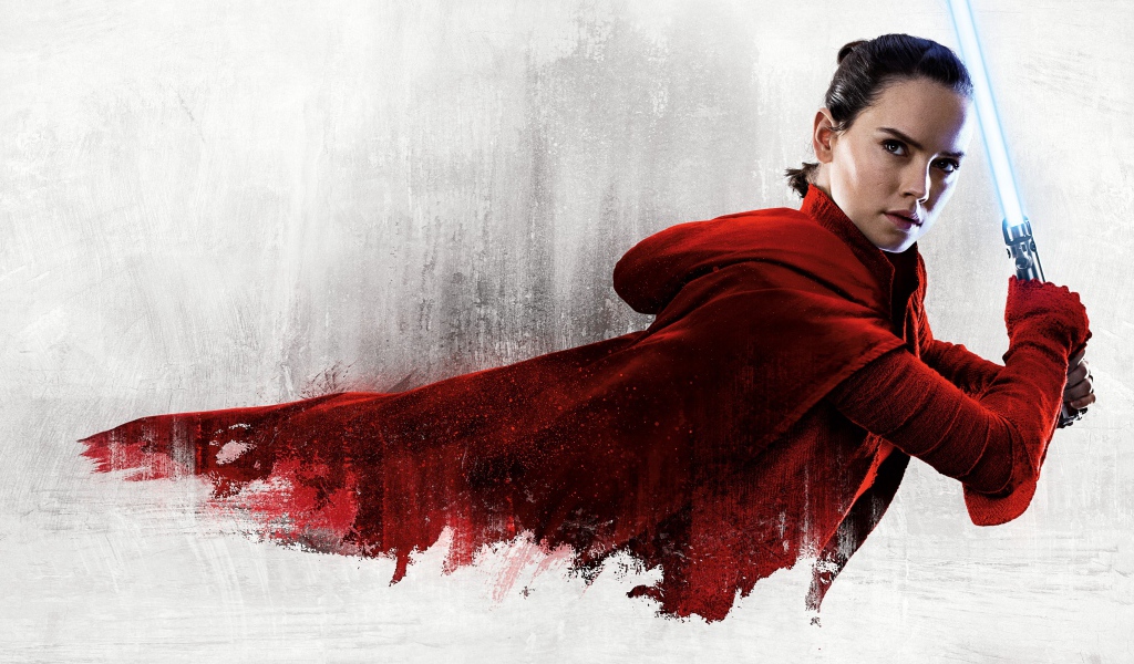 Рей с лазерным мечом,  персонаж фильма Звёздные войны. Последние джедаи