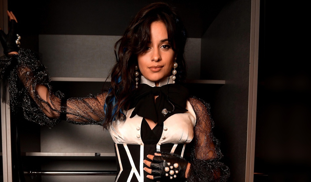 Красивая брюнетка, певица Камила Кабельо