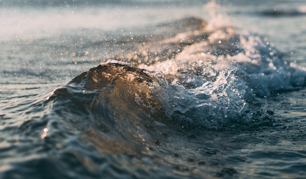 Бушующие морские волны у берега