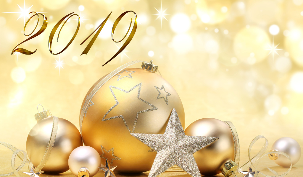 Красивые елочные шарики на Новый год 2019 