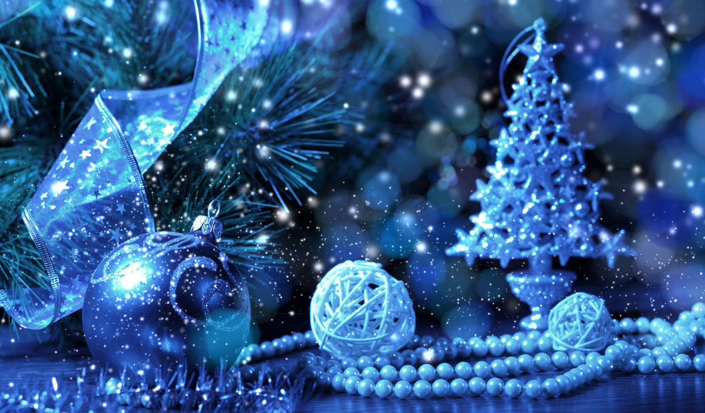 Красивые новогодние украшения на Рождество и Новый год 2019 