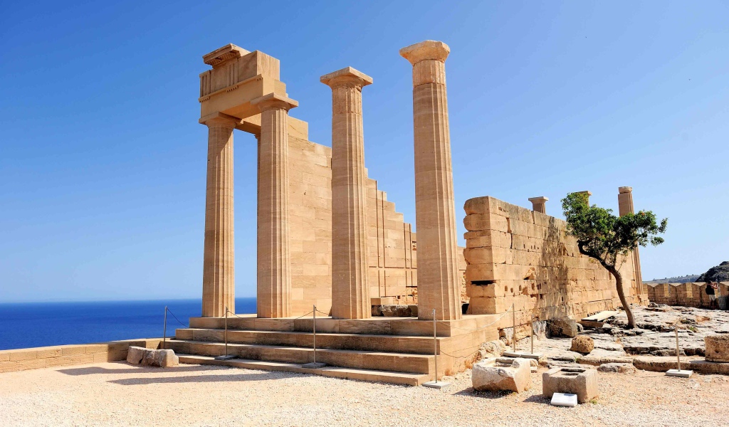 Акрополь в Линдосе, остров Родос