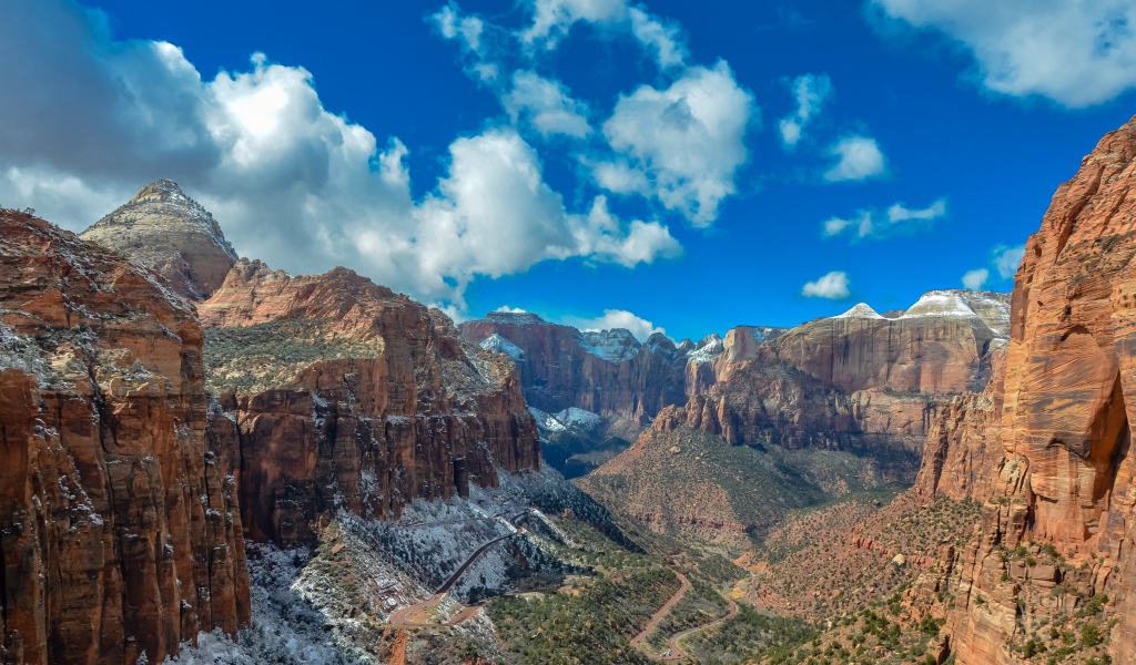 Вид на Canyon Overlook, Национальный парк Роки-Маунтин, США
