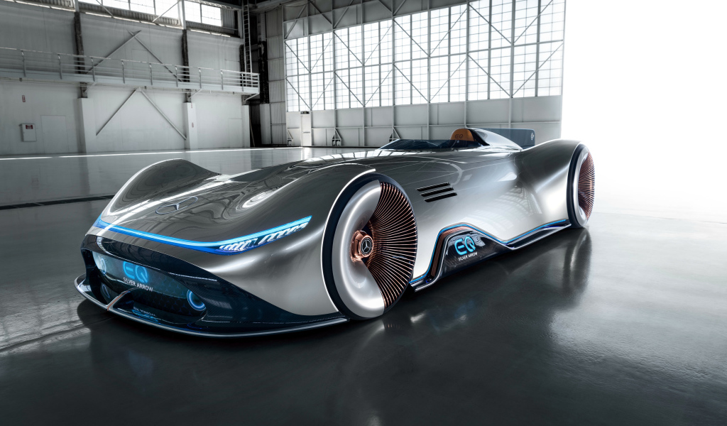 Электрокар Mercedes Benz Vision EQ Silver Arrow, концепт