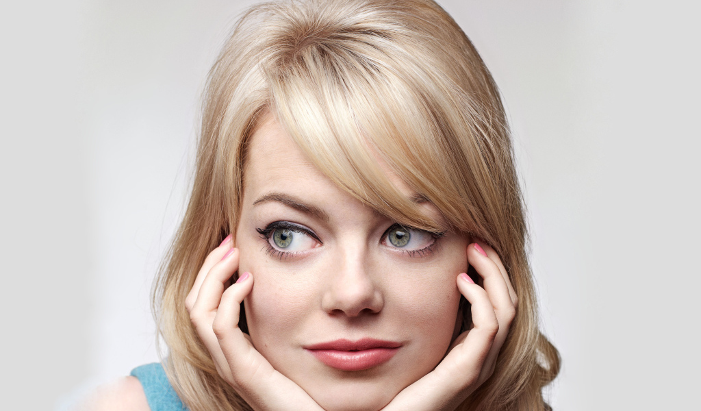 Зеленоглазая блондинка актриса Эмма Стоун