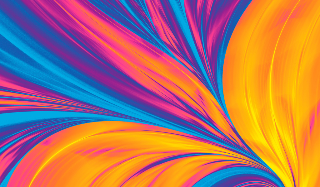 Разноцветный яркий абстрактный рисунок 