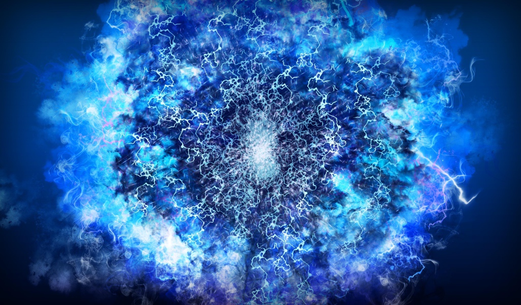 Неоновая абстрактная вспышка 