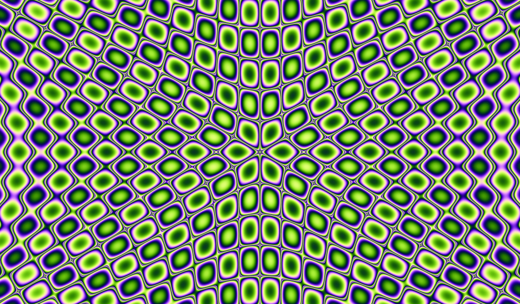 Beautiful pattern with optical illusion