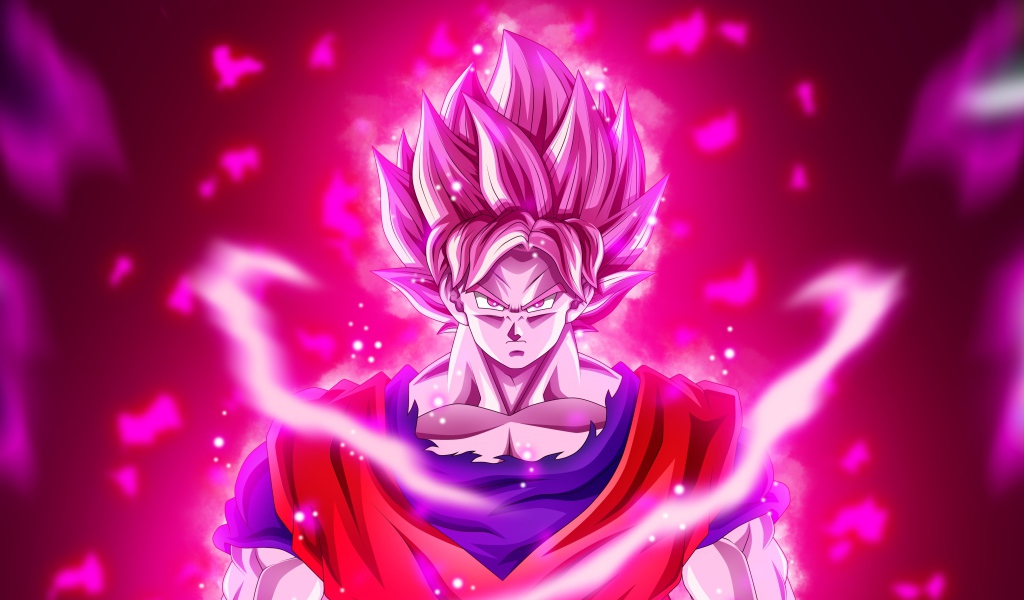 Персонаж Сон Гоку аниме Super Saiyan Blue