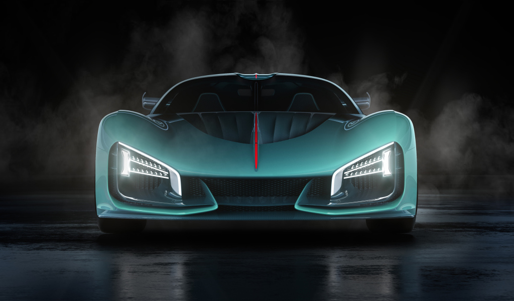 Быстрый автомобиль Hongqi S9 2020 года вид спереди