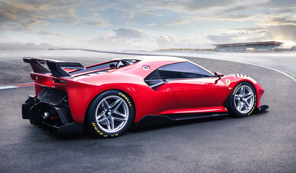 Спортивный Ferrari P80C 2019  года вид сзади