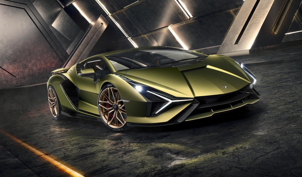 Спортивный автомобиль Lamborghini Sian 2019 года