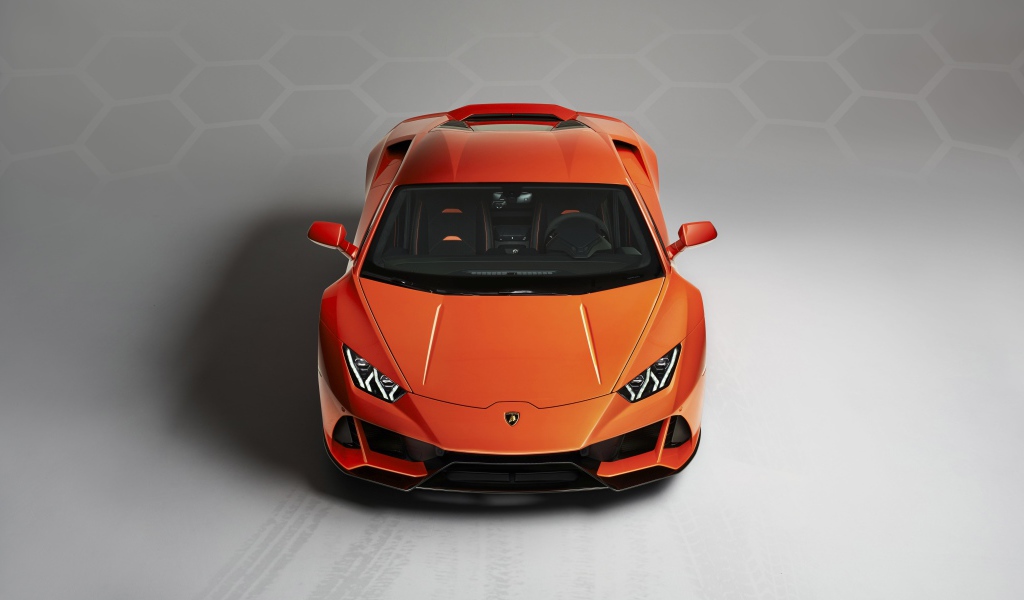 Оранжевый Lamborghini Huracan EVO 2019