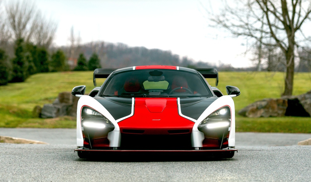 Спортивный автомобиль McLaren MSO Senna вид спереди 