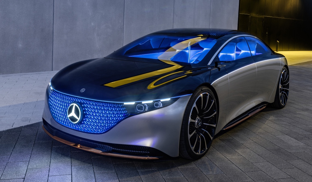 Автомобиль Mercedes-Benz Vision EQS 2019 года